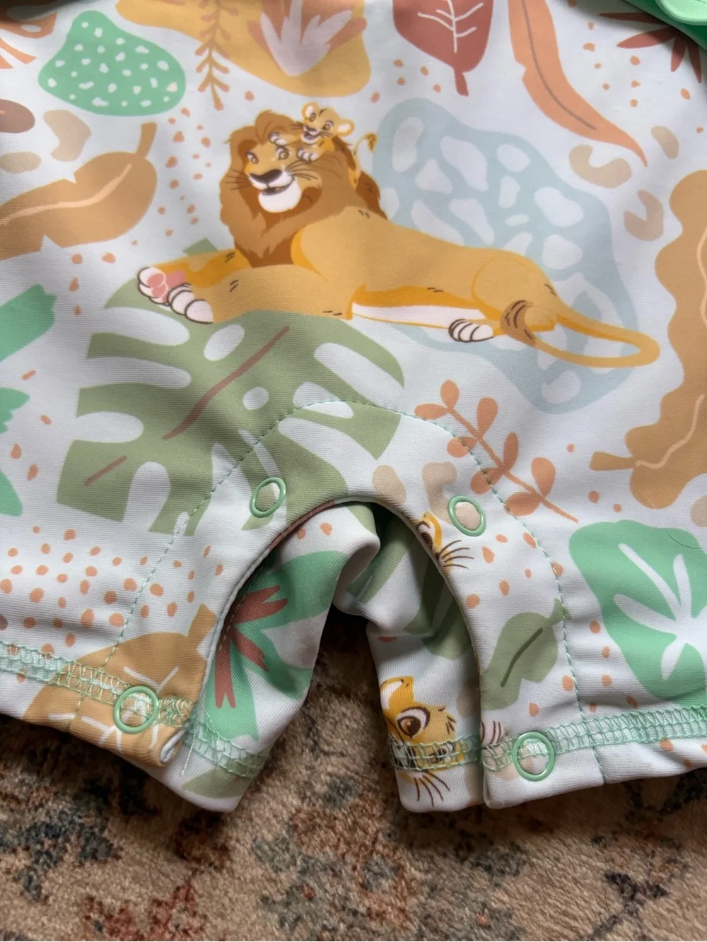 Disney The Lion King Swimsuit One Piece Rashguard Unisex 6/9M